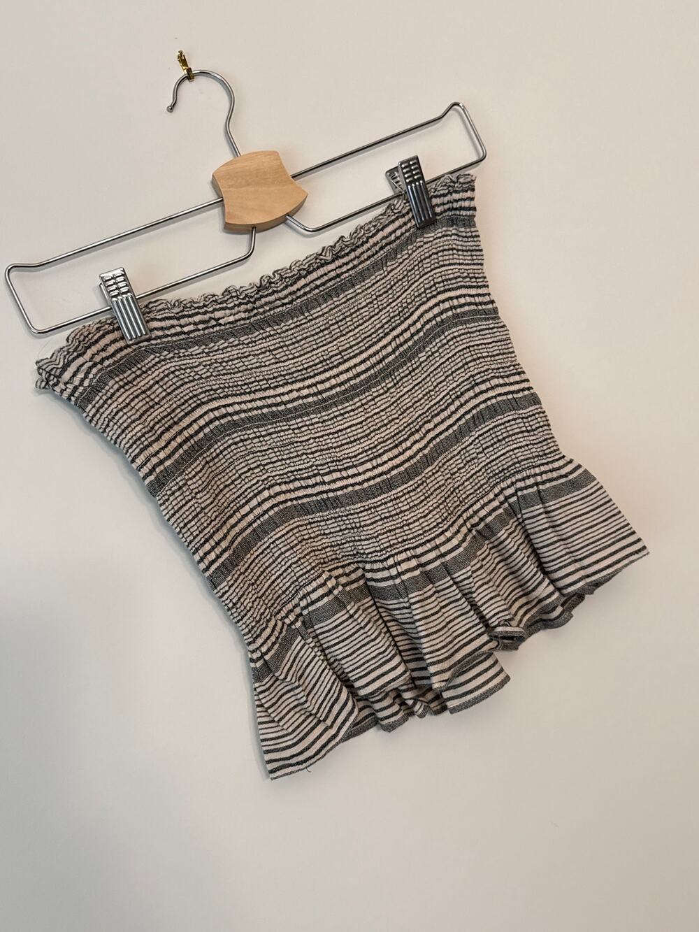 American Eagle Striped Smocked Tube Top – Size M